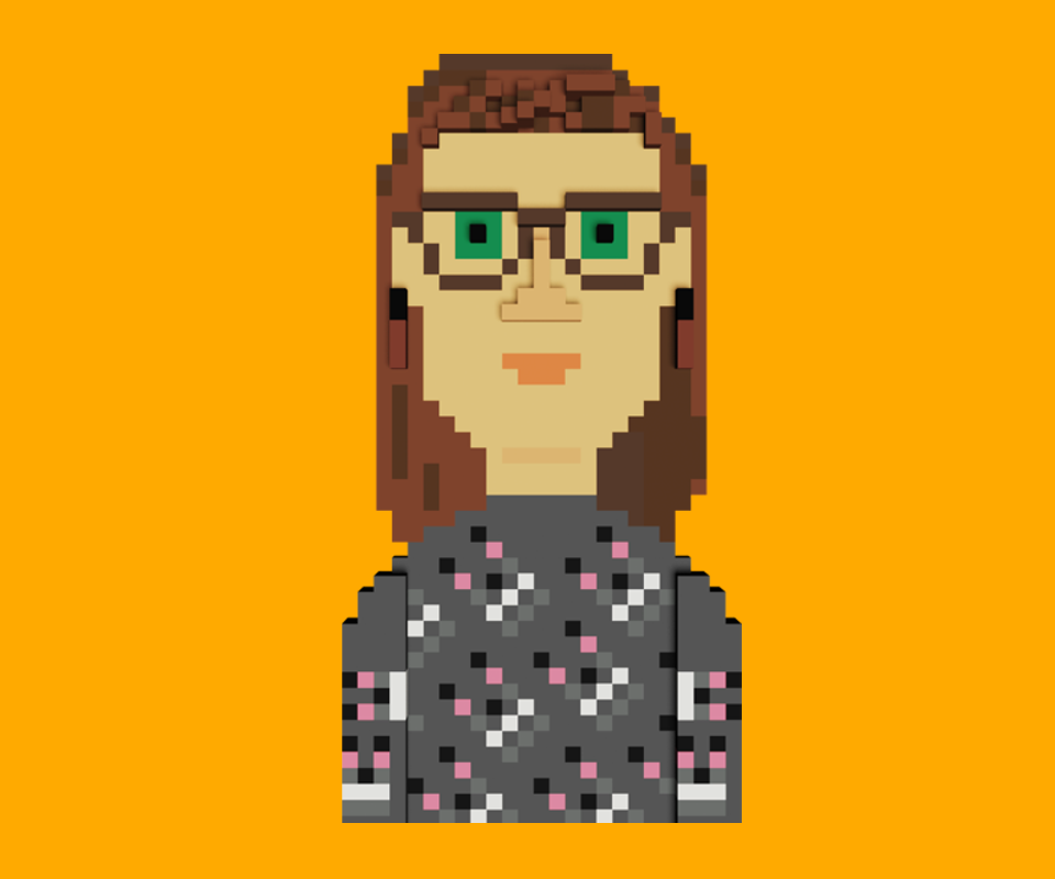 Marty - pixel art self portrait