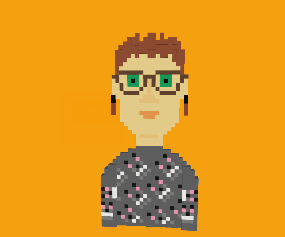 Marty - pixel art self portrait
